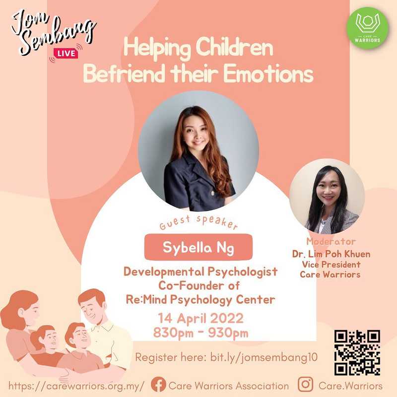 Jom Sembang #10: Helping Children Befriend their Emotions